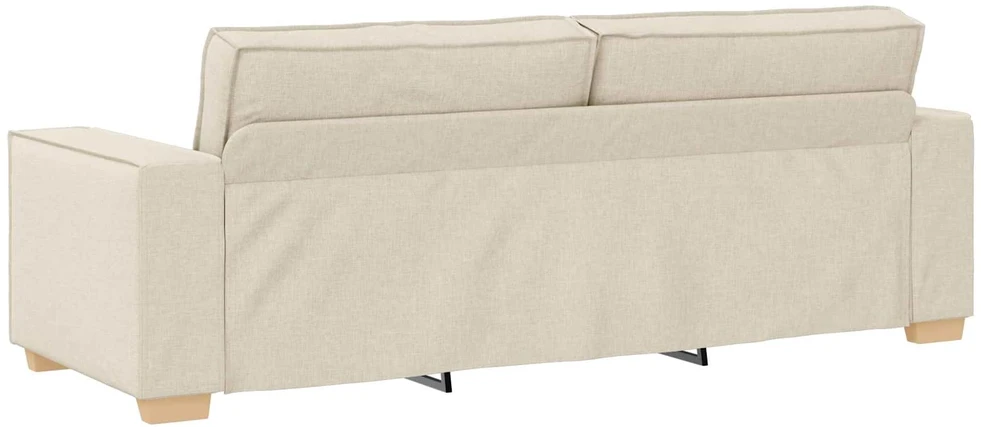 Sofa 2 vnt. Smėlio Lino mišinio audinys
