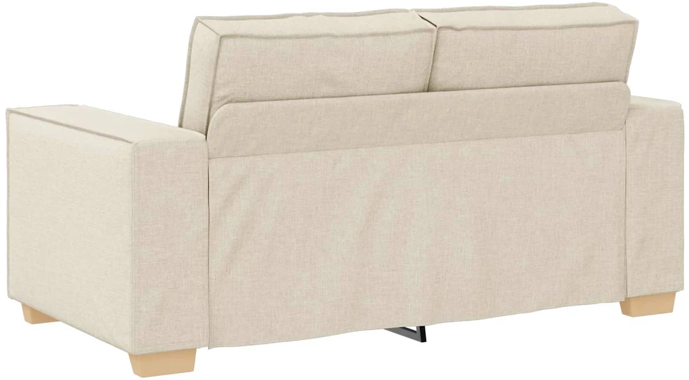 Sofa 2 vnt. Smėlio Lino mišinio audinys