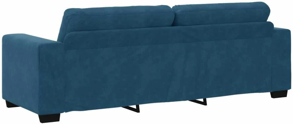 Sofa Sofos komplektas 3 vnt. Mėlyna Aksomas