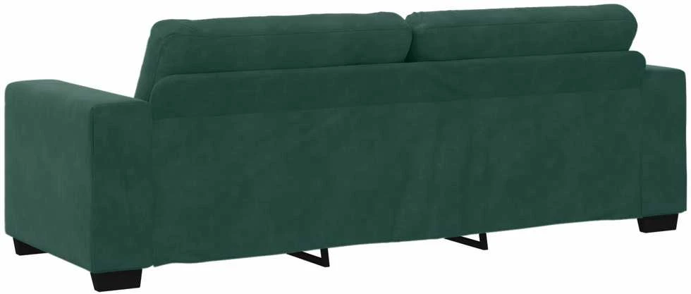 Sofa Sofos komplektas 3 vnt. Tamsiai žalia Aksomas
