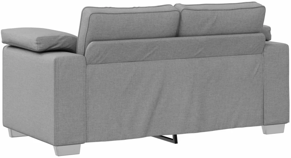 Sofa 3 vnt. Debesų pilka Lino mišinio audinys