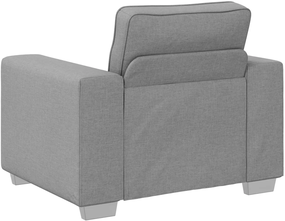 Sofa 3 vnt. Debesų pilka Lino mišinio audinys