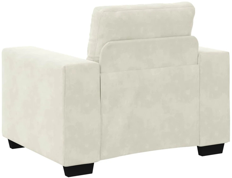 Sofa Sofos komplektas 3 vnt. Kreminė Aksomas