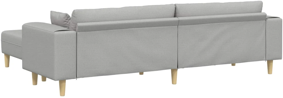 Sofa 3 vnt. Debesų pilka audinys