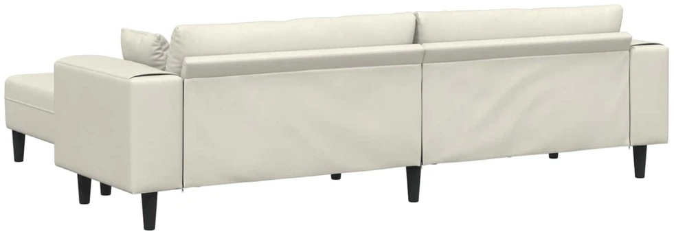 Sofa 3 vnt. Kreminė Aksomas