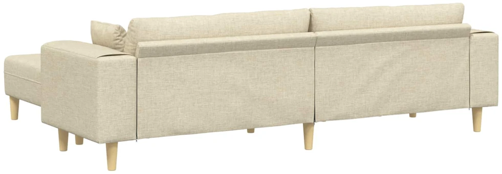 Sofa 3 vnt. Kreminė audinys