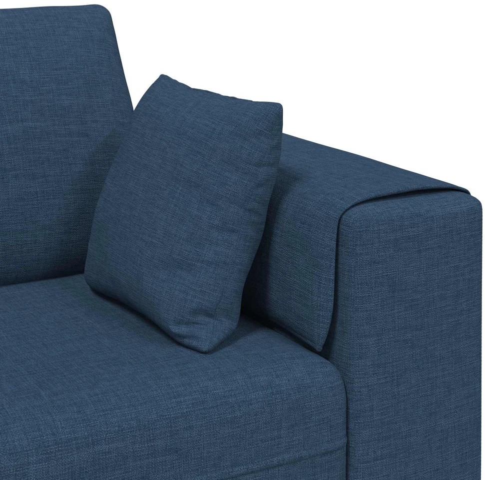 Sofa 3 vnt. Mėlyna audinys