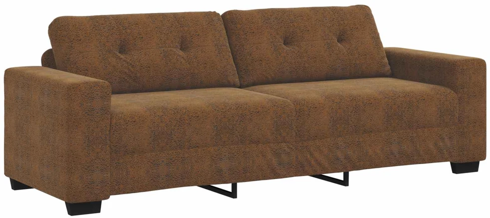 Sofa 3 vnt. Ruda Lino mišinio audinys