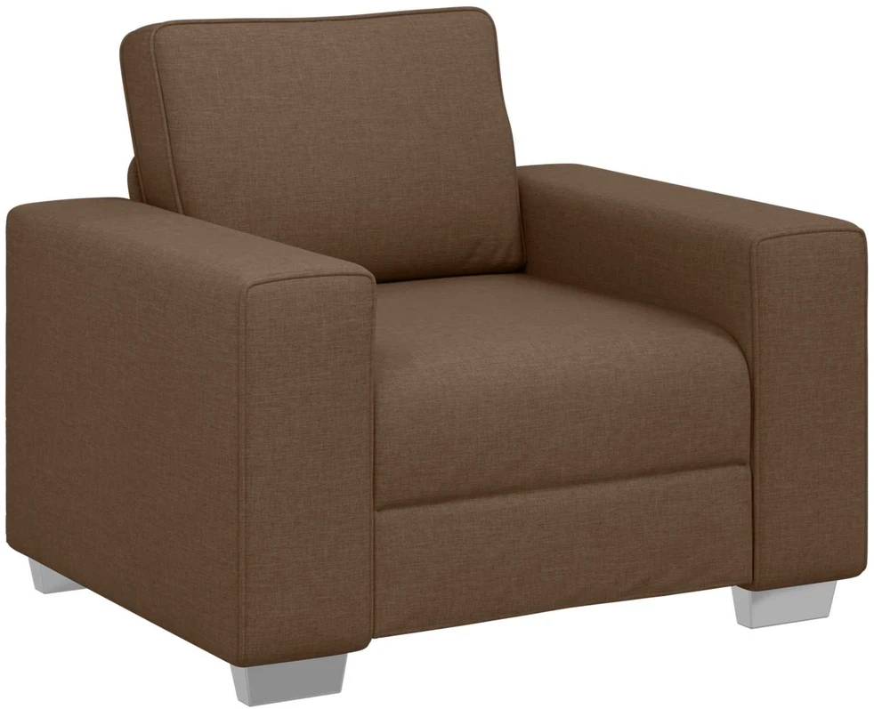 Sofa 3 vnt. Ruda Lino mišinio audinys