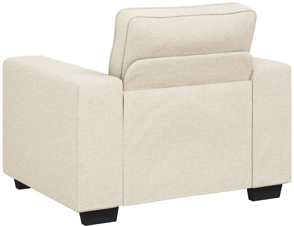 Sofa 3 vnt. Smėlio Lino mišinio audinys