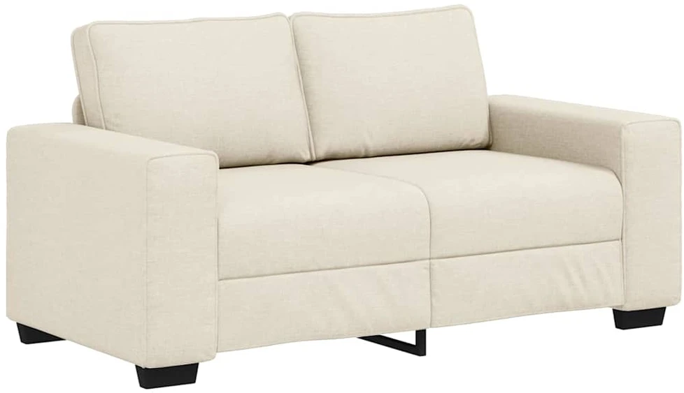 Sofa 3 vnt. Smėlio Lino mišinio audinys