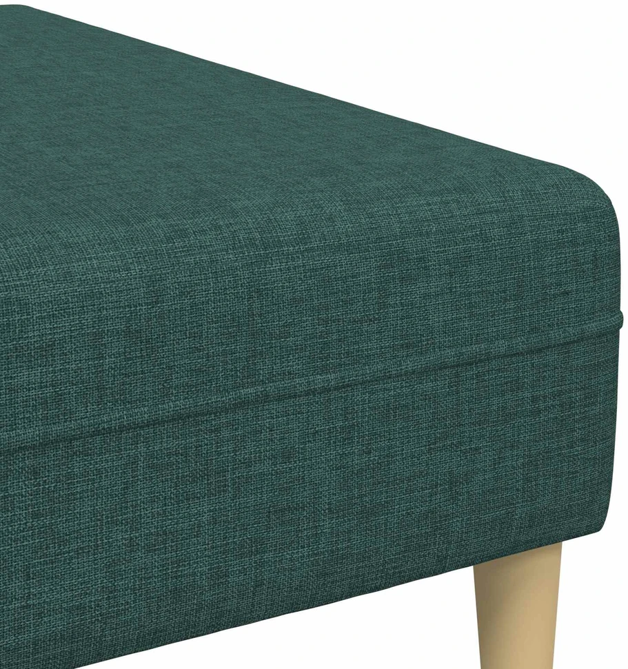 Sofa 3 vnt. Tamsiai žalia audinys