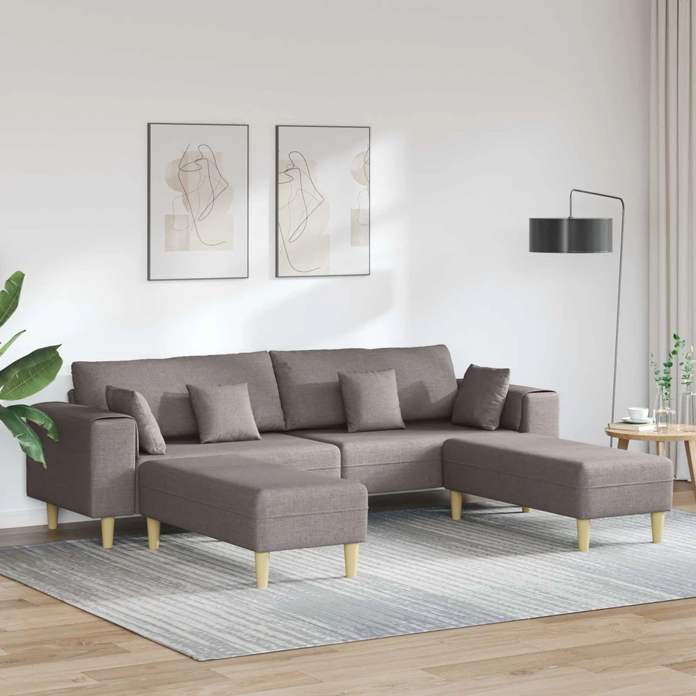 Sofa 3 vnt. Tortora audinys