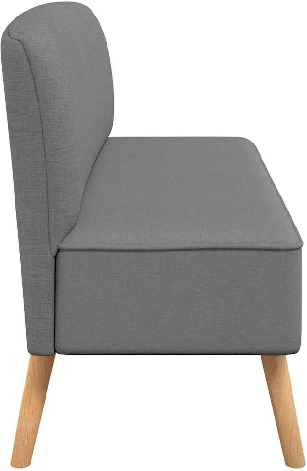 Sofa, audinys, 117x55,5x77cm, šviesiai pilka