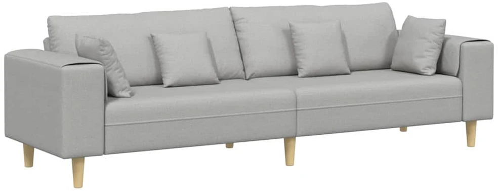 Sofa Debesų pilka 250 x 77 x 76 cm audinys