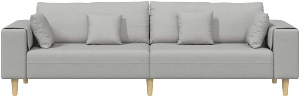 Sofa Debesų pilka 250 x 77 x 76 cm audinys