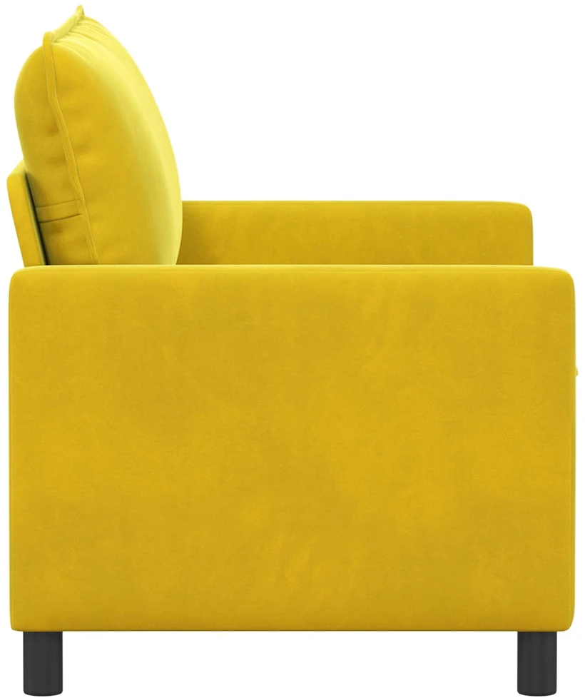 Sofa Geltona 126 x 81 x 87,5 cm Aksomas