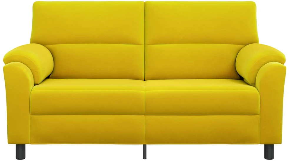 Sofa Geltona 174 x 85 x 93 cm Aksomas