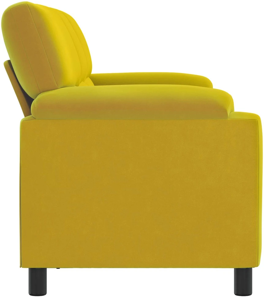 Sofa Geltona 214 x 85 x 93 cm Aksomas