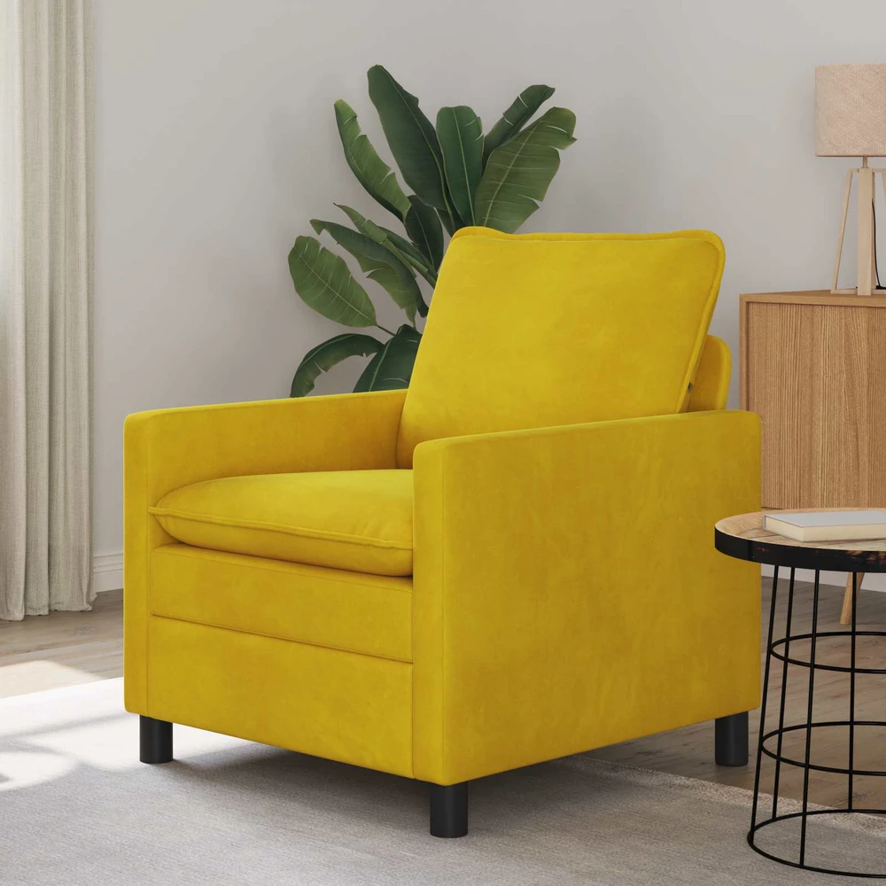 Sofa Geltona 76 x 81 x 87,5 cm Aksomas