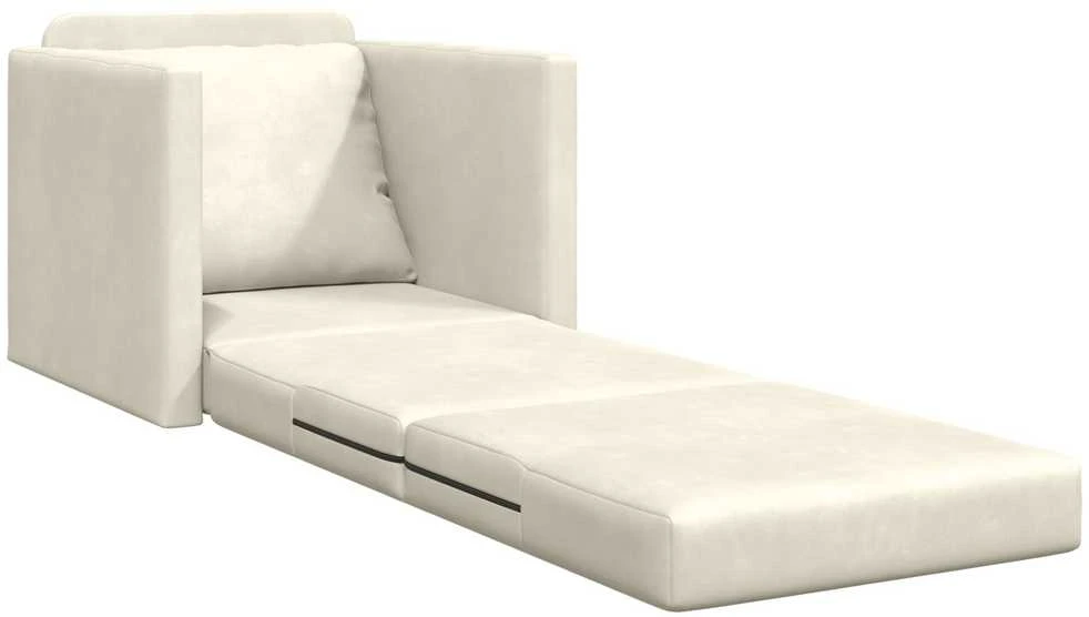 Sofa lova Kreminė 74 x 77 x 81 cm Aksomas