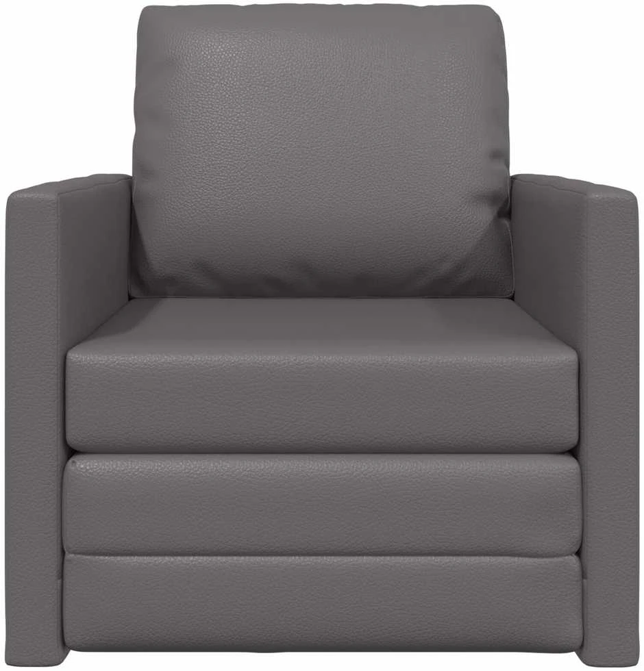 Sofa lova 60cm Pilka Dirbtinė Oda