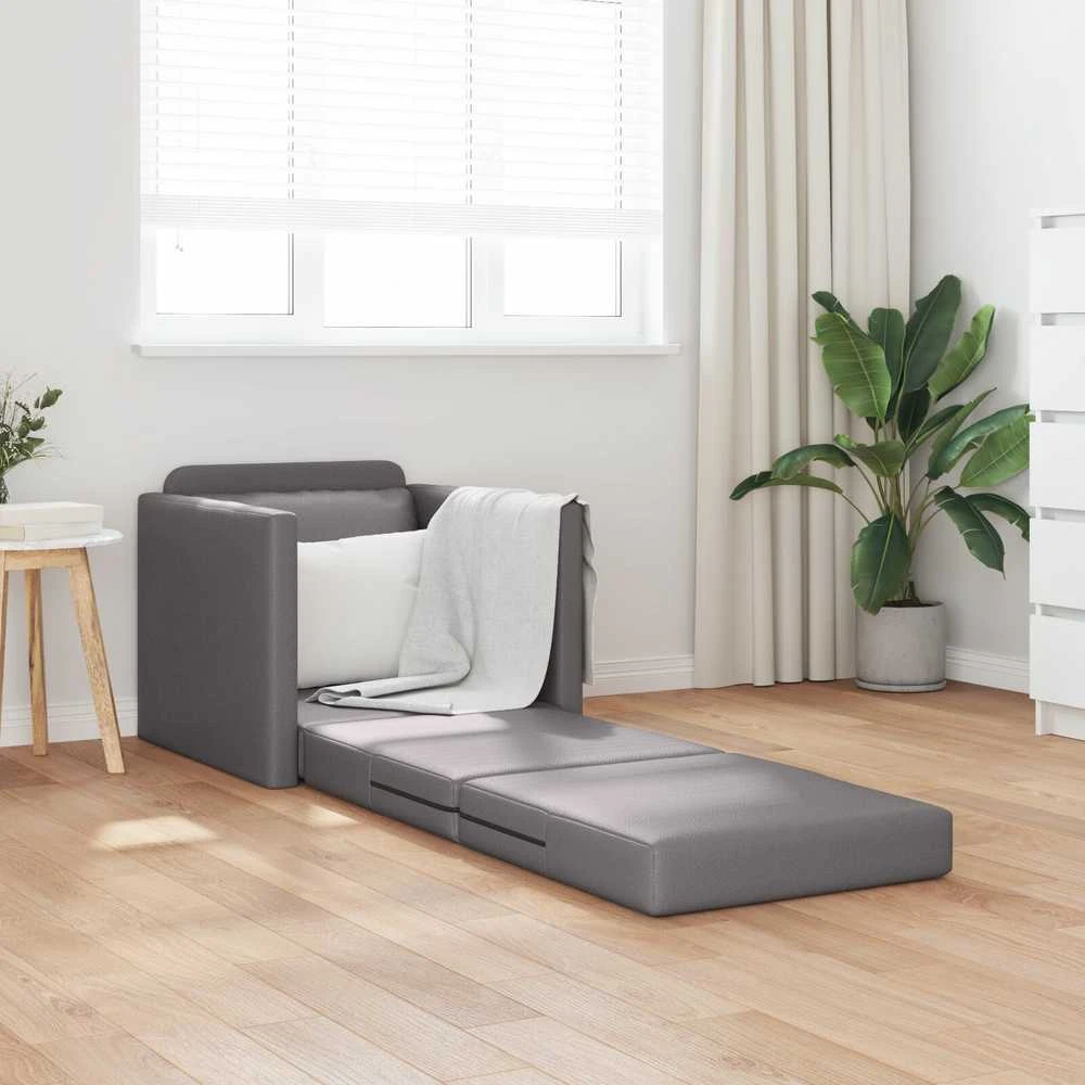 Sofa lova 60cm Pilka Dirbtinė Oda