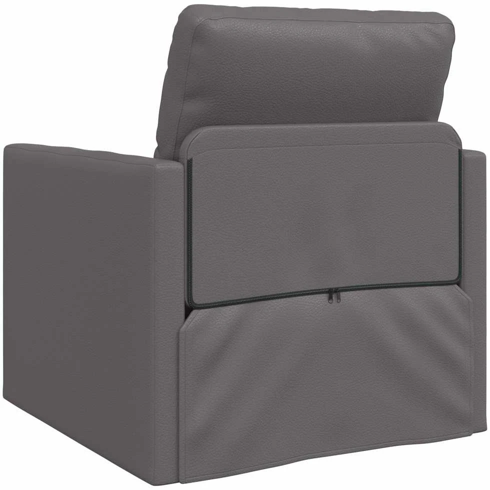 Sofa lova 60cm Pilka Dirbtinė Oda