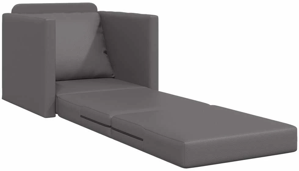 Sofa lova 60cm Pilka Dirbtinė Oda