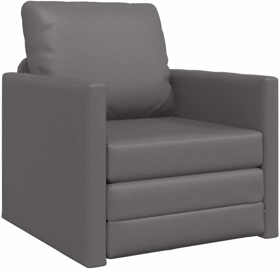 Sofa lova 60cm Pilka Dirbtinė Oda
