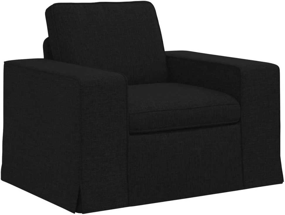 Fotelis Sofa Juoda 102 x 80 x 82 cm Metalas