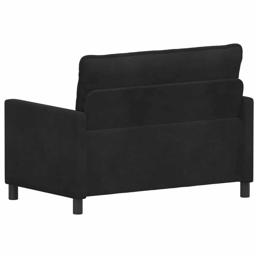 Sofa Juoda 126 x 81 x 87,5 cm Aksomas