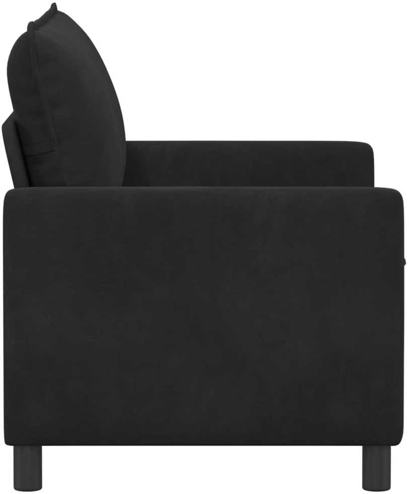 Sofa Juoda 126 x 81 x 87,5 cm Aksomas