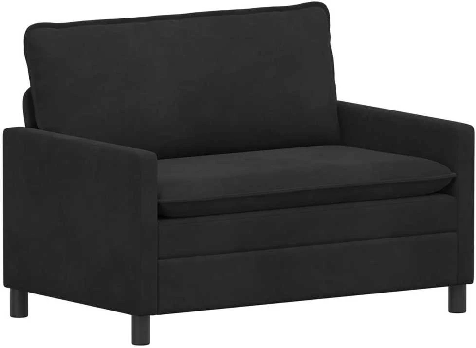 Sofa Juoda 126 x 81 x 87,5 cm Aksomas