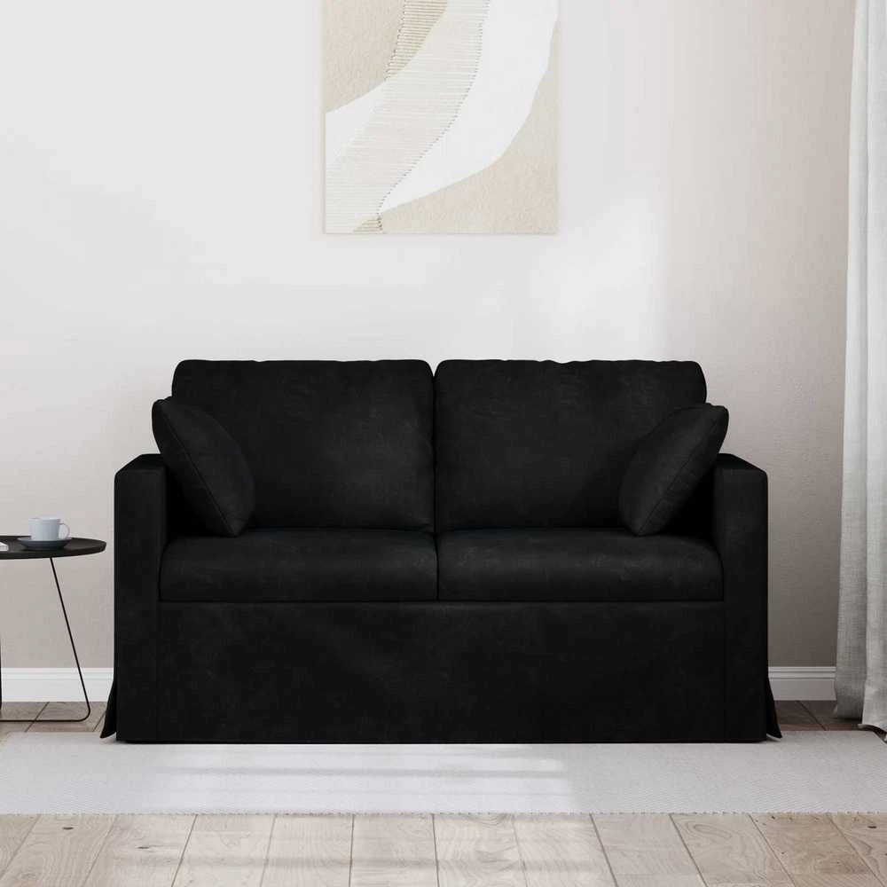 Sofa Juoda 138 x 78 x 80 cm Aksomas