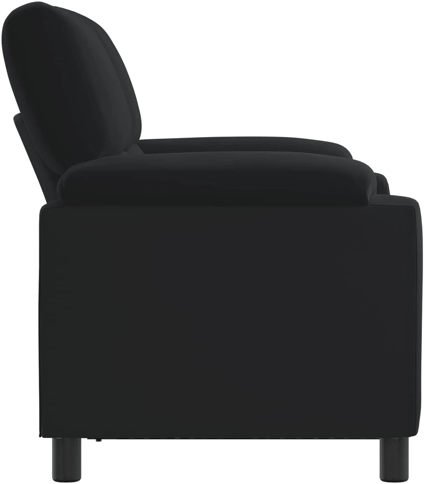 Sofa Juoda 154 x 85 x 93 cm Aksomas