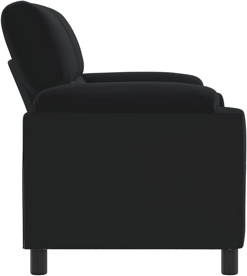 Sofa Juoda 174 x 85 x 93 cm Aksomas