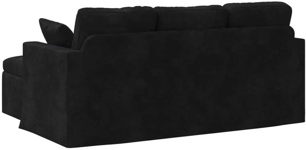 Sofa Juoda 178 x 134 x 80 cm Aksomas