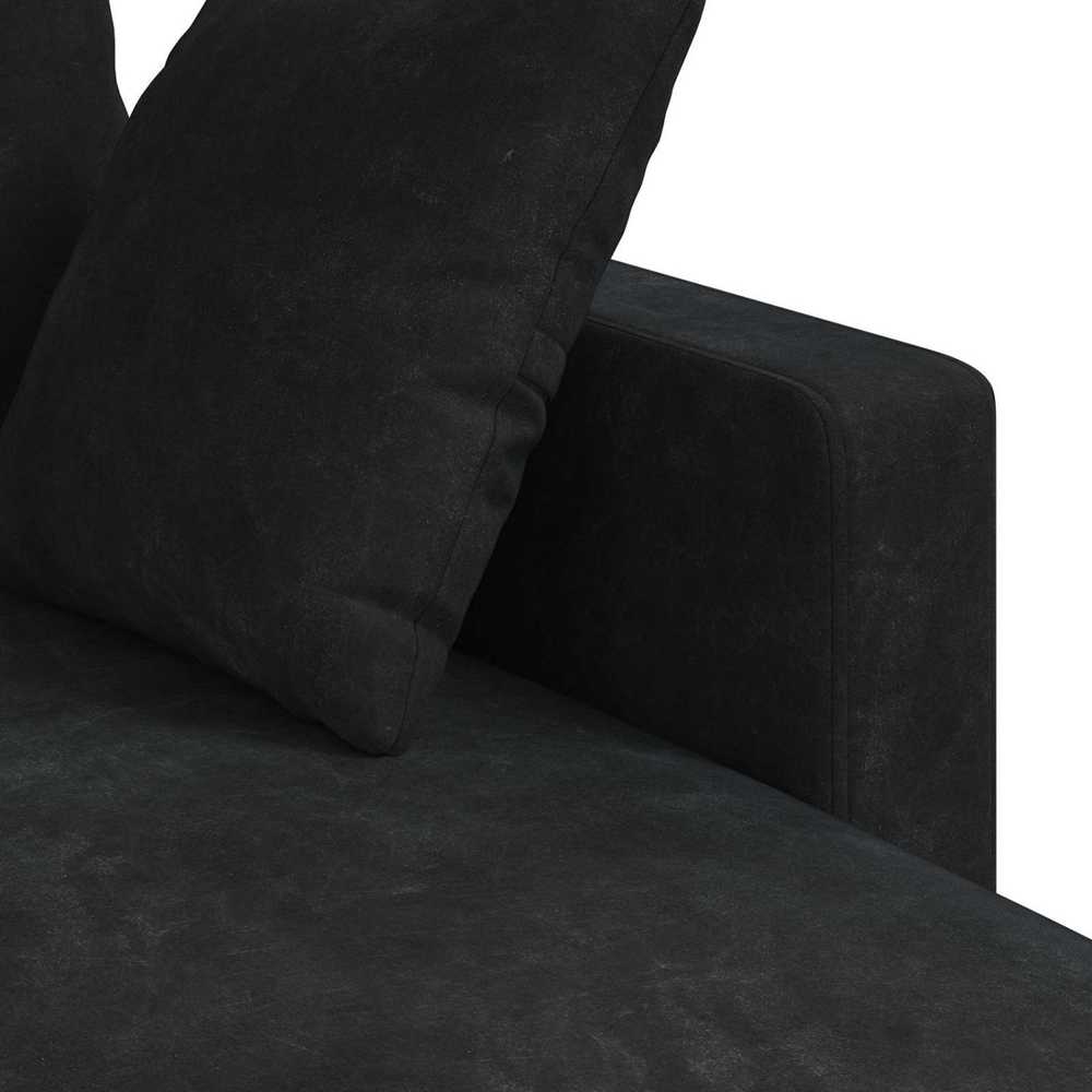 Sofa Juoda 178 x 134 x 80 cm Aksomas