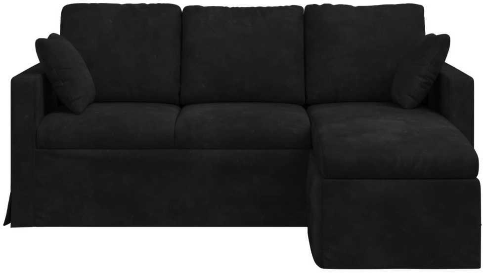 Sofa Juoda 178 x 134 x 80 cm Aksomas