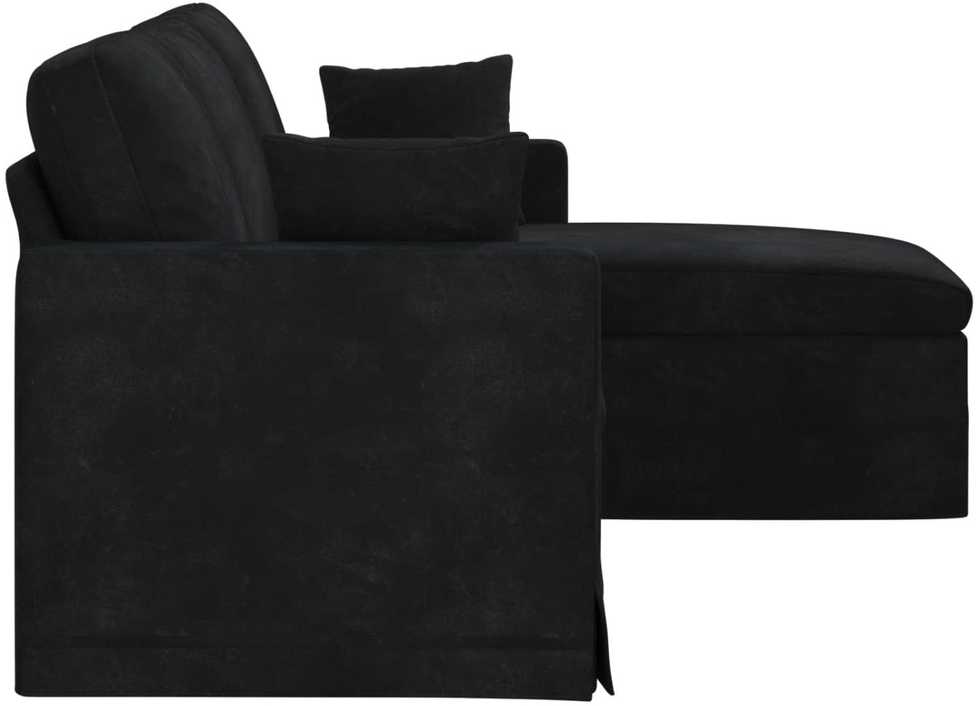 Sofa Juoda 178 x 134 x 80 cm Aksomas