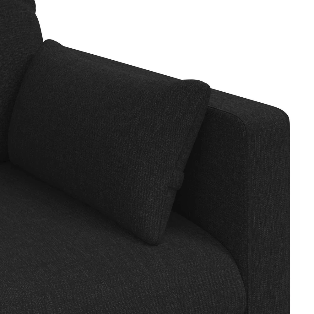 Sofa Juoda 198 x 78 x 80 cm Metalas