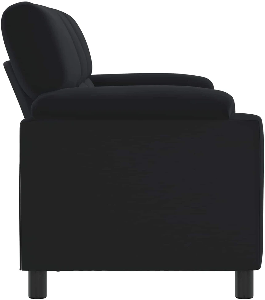 Sofa Juoda 214 x 85 x 93 cm Aksomas