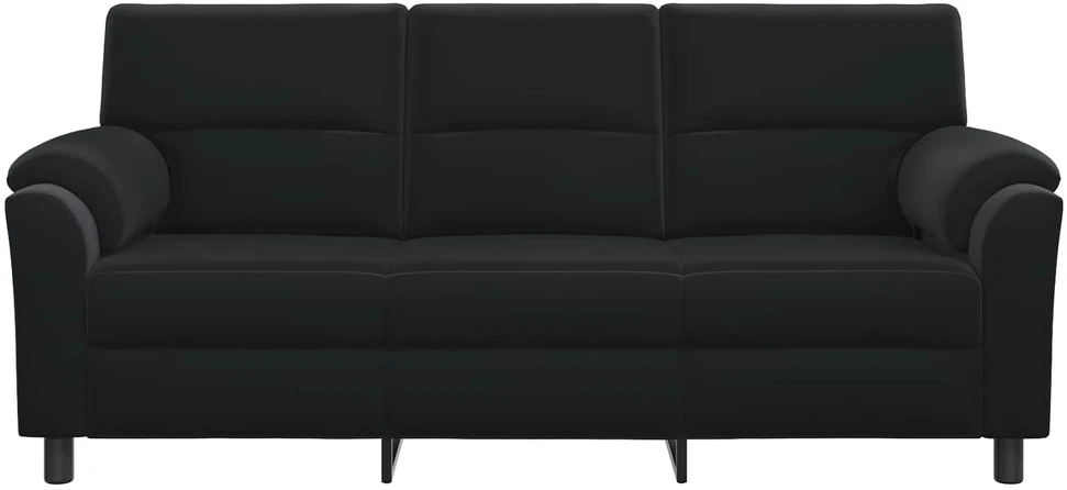 Sofa Juoda 214 x 85 x 93 cm Aksomas