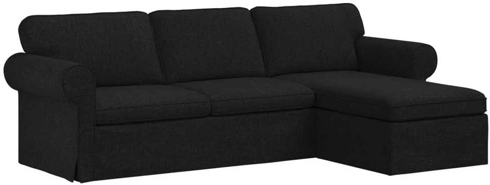 Sofa Juoda 215 x 138 x 80 cm Metalas