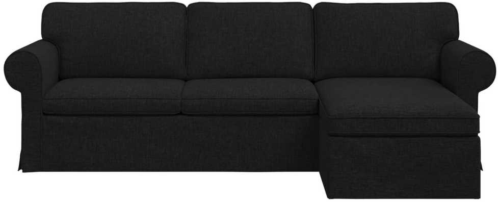 Sofa Juoda 215 x 138 x 80 cm Metalas