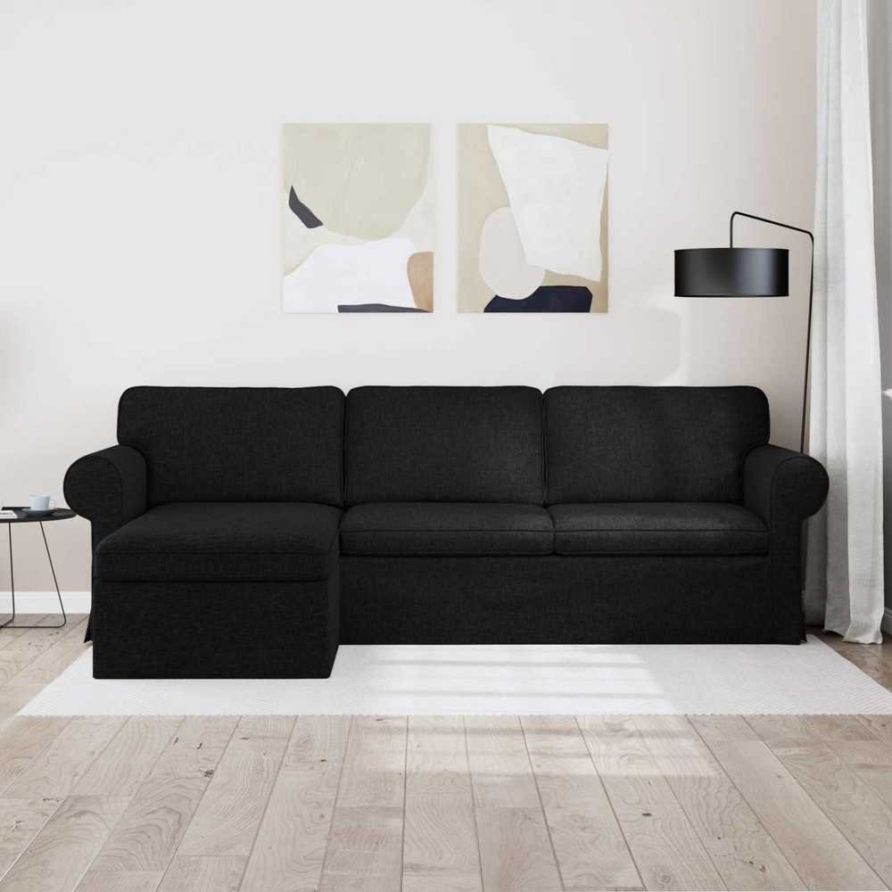 Sofa Juoda 215 x 138 x 80 cm Metalas