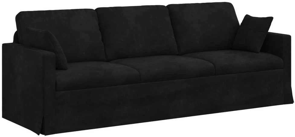 Sofa Juoda 228 x 78 x 80 cm Aksomas