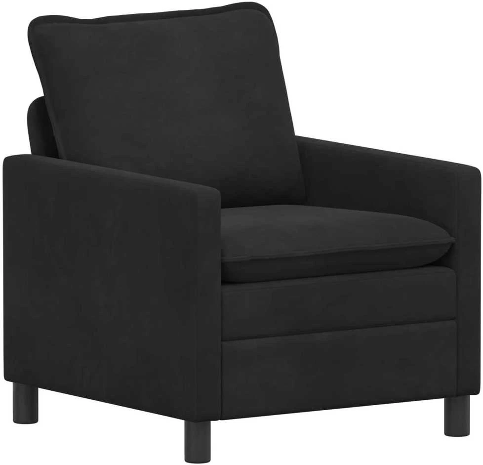 Sofa Juoda 76 x 81 x 87,5 cm Aksomas