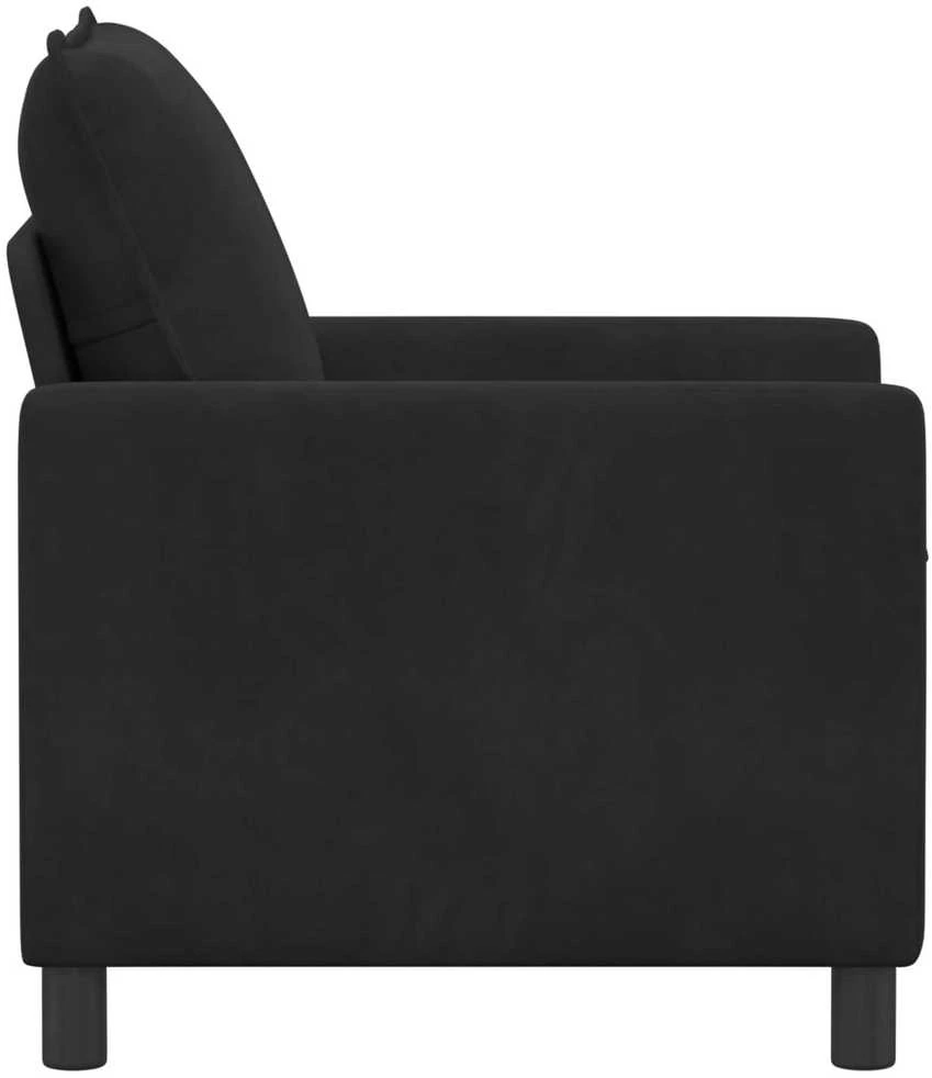 Sofa Juoda 76 x 81 x 87,5 cm Aksomas